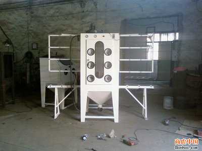 供应手动玻璃喷砂机高清大图-一步电子网